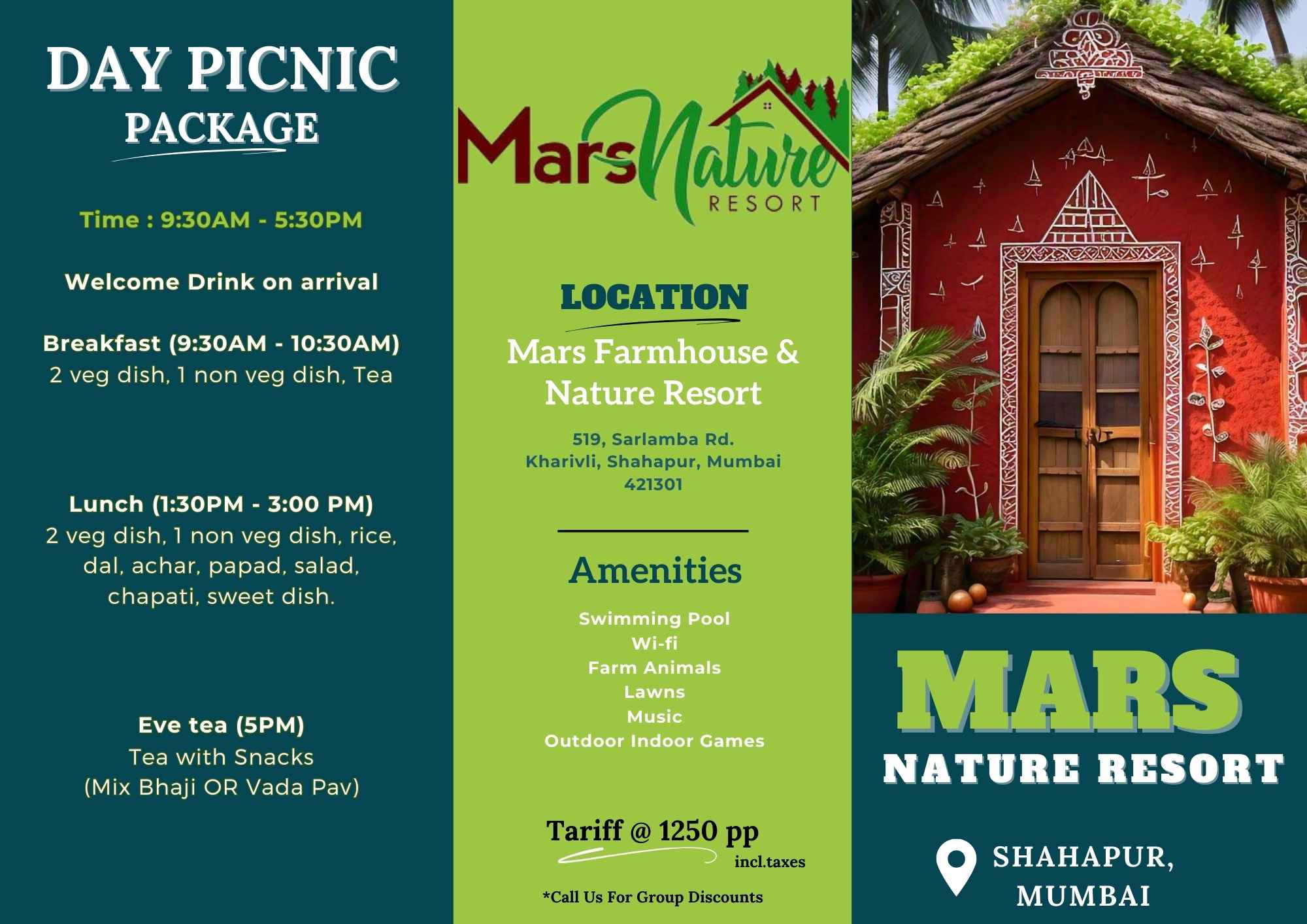 Corporate outing near Mumbai - MARS Nature Resort