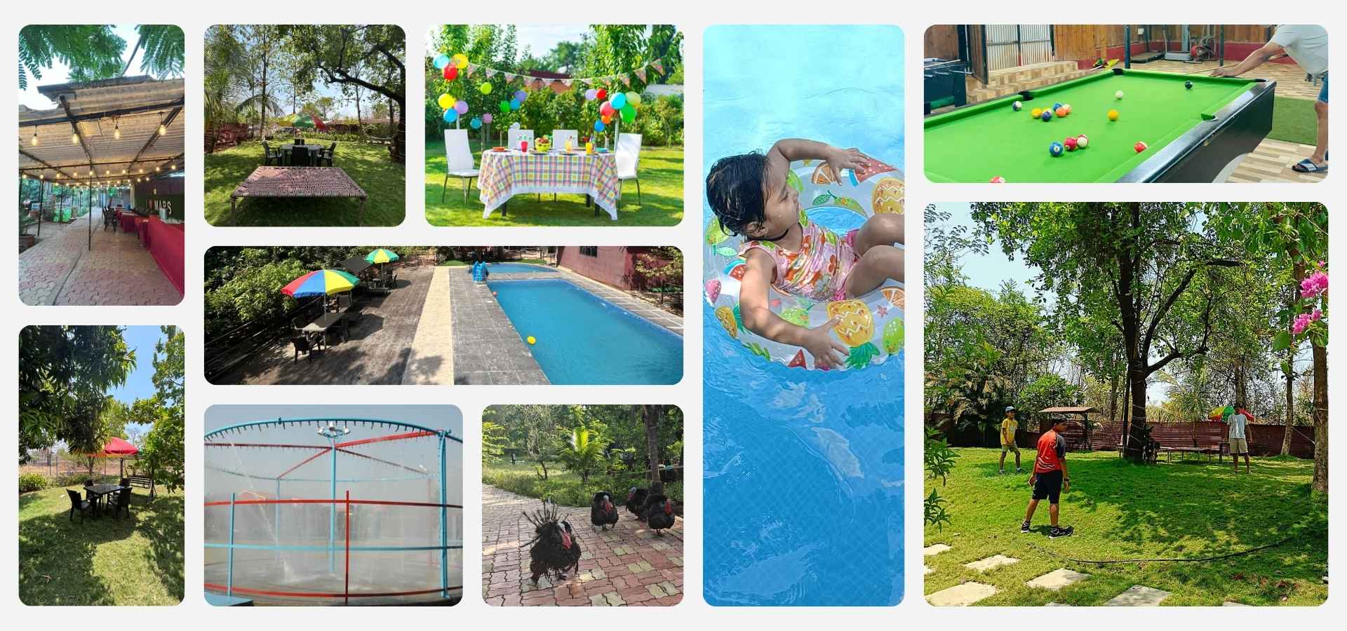 Luxury farmhouse near Mumbai for one day under 1500